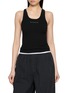 ALEXANDERWANG Jacquard Logo Racer Tank Top