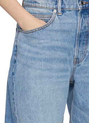  - ALEXANDERWANG - Crystal Hotfix Back Pocket Cotton Denim Blow Up Jeans
