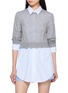 ALEXANDERWANG Layered Crewneck Sweater Shirt 