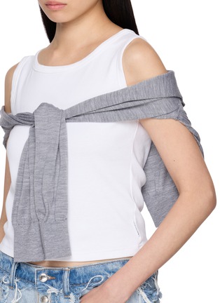  - ALEXANDERWANG - Pre-Styled Cardigan Layer Tank Top