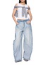 Figure View - Click To Enlarge - ALEXANDERWANG - Pre-Styled Cardigan Layer Tank Top