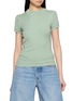 ALEXANDERWANG Short Sleeve Layered Crewneck Top