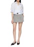 Figure View - Click To Enlarge - ALEXANDERWANG - Pre-Styled Pleated Skort