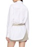 Back View - Click To Enlarge - ALEXANDERWANG - Pre-Styled Tucked Shirt Dress