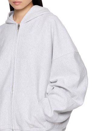  - ALEXANDERWANG - Hotfix Embellished Oversized Zip Up Hoodie