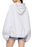 Back View - Click To Enlarge - ALEXANDERWANG - Hotfix Embellished Oversized Zip Up Hoodie