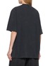 Back View - Click To Enlarge - ALEXANDERWANG - Oversized Mirrored Logo Cotton T-Shirt