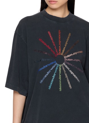  - ALEXANDERWANG - Crystal Hotfix Pinwheel T-shirt