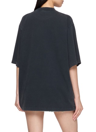 Back View - Click To Enlarge - ALEXANDERWANG - Crystal Hotfix Pinwheel T-shirt