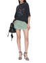 Figure View - Click To Enlarge - ALEXANDERWANG - Crystal Hotfix Pinwheel T-shirt