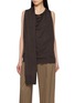 GIA STUDIOS Delvey Sleeveless Draped Scarf Top