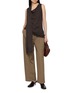 Figure View - Click To Enlarge - GIA STUDIOS - Delvey Sleeveless Draped Scarf Top