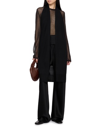 Figure View - Click To Enlarge - GIA STUDIOS - Thalia Sheer Metallic Top