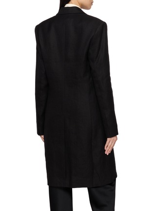 Back View - Click To Enlarge - GIA STUDIOS - Tulip Tailored Cotton Coat
