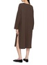 Back View - Click To Enlarge - GIA STUDIOS - Edie Cotton Midi Dress