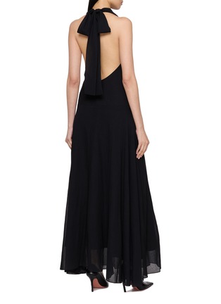 Back View - Click To Enlarge - GIA STUDIOS - Delvey Halter Maxi Dress