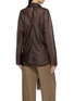 Back View - Click To Enlarge - GIA STUDIOS - Ondine Semi Sheer Scarf Blouse