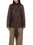 GIA STUDIOS Ondine Semi Sheer Scarf Blouse