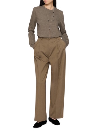 Figure View - Click To Enlarge - GIA STUDIOS - Darcey Cotton Crewneck Sweatshirt