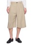 STUDIO NICHOLSON Pleated Wide Leg Shorts