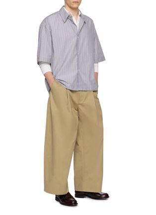 Figure View - Click To Enlarge - STUDIO NICHOLSON - Deep Pleat Volume Pants