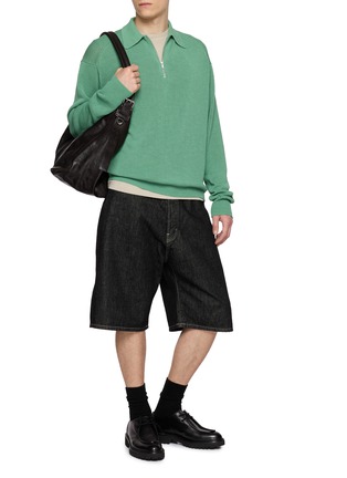Figure View - Click To Enlarge - STUDIO NICHOLSON - Denim Shorts