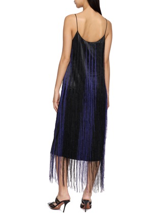 Back View - Click To Enlarge - SHARON WAUCHOB - Katia Fringe Camisole Midi Dress