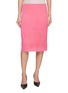 SHARON WAUCHOB Hand Embroidered Fringe Slip Skirt