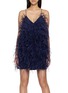SHARON WAUCHOB Anvers Feather Mini Dress
