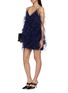 Figure View - Click To Enlarge - SHARON WAUCHOB - Anvers Feather Mini Dress
