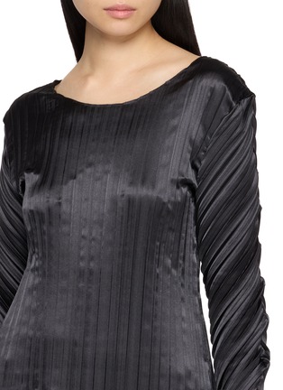  - SHARON WAUCHOB - Long Sleeve Hand-Pleated Kyoto Top