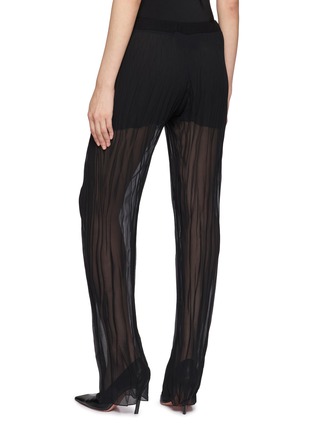 Back View - Click To Enlarge - SHARON WAUCHOB - Crinkled Drawstring Sheer Pants