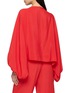 Back View - Click To Enlarge - SHARON WAUCHOB - Long Sleeve Tie Front Blouson Top