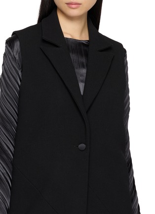  - SHARON WAUCHOB - Spiral Bias Cut Vest Coat