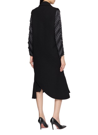 Back View - Click To Enlarge - SHARON WAUCHOB - Spiral Bias Cut Vest Coat