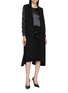 Figure View - Click To Enlarge - SHARON WAUCHOB - Spiral Bias Cut Vest Coat