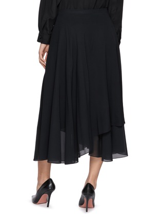 Back View - Click To Enlarge - SHARON WAUCHOB - Ray Asymmetric Layered Midi Skirt