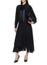 Figure View - Click To Enlarge - SHARON WAUCHOB - Ray Asymmetric Layered Midi Skirt