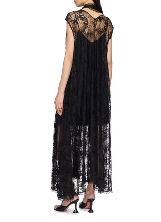 Back View - Click To Enlarge - SHARON WAUCHOB - Lace Maxi Slip Dress