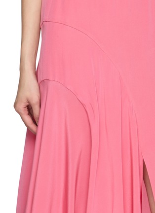  - SHARON WAUCHOB - Asymmetric Drape Flared Midi Skirt