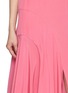  - SHARON WAUCHOB - Asymmetric Drape Flared Midi Skirt