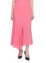 SHARON WAUCHOB Asymmetric Drape Flared Midi Skirt