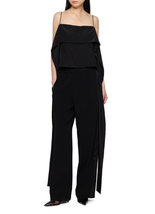 Figure View - Click To Enlarge - SHARON WAUCHOB - Olive Draped Top