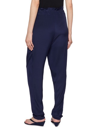 Back View - Click To Enlarge - SHARON WAUCHOB - Vardar Pleated Drawstring Pants