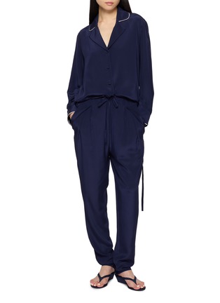 Figure View - Click To Enlarge - SHARON WAUCHOB - Vardar Pleated Drawstring Pants