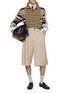 Figure View - Click To Enlarge - DRIES VAN NOTEN - Striped Cotton Polo Shirt