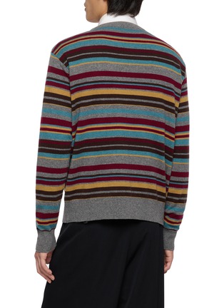 Back View - Click To Enlarge - DRIES VAN NOTEN - Muroli Striped Knit Sweater
