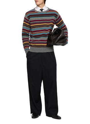 Figure View - Click To Enlarge - DRIES VAN NOTEN - Muroli Striped Knit Sweater