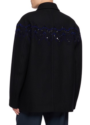 Back View - Click To Enlarge - DRIES VAN NOTEN - Randale Embellished Coat