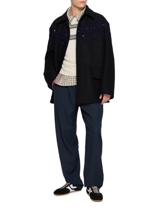 Figure View - Click To Enlarge - DRIES VAN NOTEN - Randale Embellished Coat
